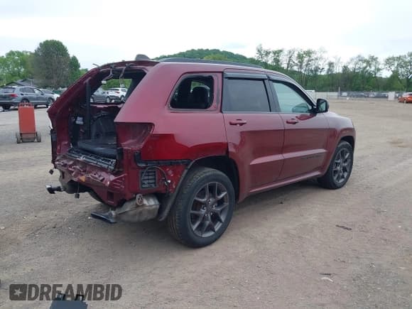 ✅ 2020 Jeep Grand Cherokee Limited X • VIN: 1C4RJFBG3LC359301 • Lot: 42302151. Listed on IAAI with 45,058 mi. Free auction sales archive from the USA and detailed vehicle history report at DreamBid. Image 4.