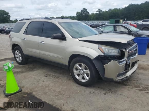 ✅ 2016 GMC Acadia SLE • VIN: 1GKKRPKD5GJ159676 • Lot: 60730945. Listed on Copart with 130,705 mi. Free auction sales archive from the USA and detailed vehicle history report at DreamBid. Image 4.