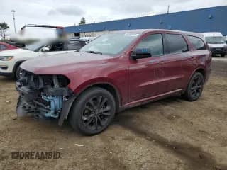 ✅ 2021 Dodge Durango GT • VIN: 1C4RDHDG7MC694224 • Lot: 66468505. Listed on Copart with 160,245 mi. Free auction sales archive from the USA and detailed vehicle history report at DreamBid. Image 1.