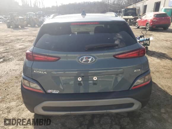 2022 Hyundai Kona SEL с VIN KM8K3CAB6NU788876, выставлен на аукционе Copart как лот 42305193 с пробегом 5 497 миль миль и . История ставок и продаж доступна на DreamBid. Изображение 6.