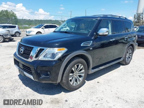 ✅ 2018 Nissan Armada SV • VIN: JN8AY2ND2J9054485 • Lot: 42870607. Listed on IAAI with 143,265 mi. Free auction sales archive from the USA and detailed vehicle history report at DreamBid. Image 2.