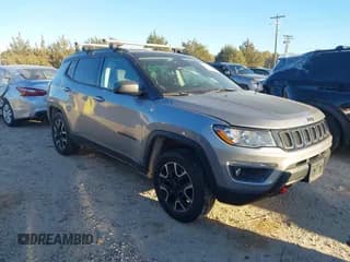 ✅ 2020 Jeep Compass Trailhawk • VIN: 3C4NJDDB4LT127265 • Lot: 43724244. Listed on IAAI with 71,451 mi. Free auction sales archive from the USA and detailed vehicle history report at DreamBid. Image 1.