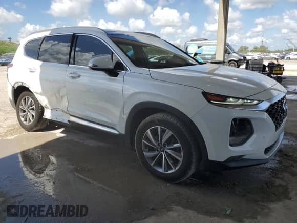 2019 Hyundai Santa Fe Ultimate z VIN 5NMS53AD9KH049679, wystawiony jako Copart lot #68590435 z przebiegiem 47 150 mil mil oraz Nie do naprawy • Non repairable. Historia ofert i sprzedaży dostępna na DreamBid. Obrazek 4.