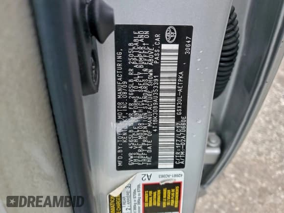 ✅ 2010 Toyota Avalon Limited • VIN: 4T1BK3DB9AU353391 • Лот: 94078305. Опубликован ранее на Copart с пробегом 128 521 миль. Бесплатный доступ к архиву аукционных продаж из США и подробный отчёт об истории автомобиля на DreamBid. Изображение 12.