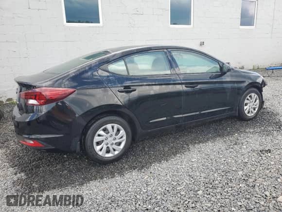 2020 Hyundai Elantra SE with VIN 5NPD74LF1LH616690, listed as a Copart auction lot 60151175 with 27,235 mi miles and Salvage title. Bid and sale history available at DreamBid. Image 3.