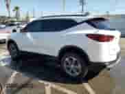 2024 Chevrolet Blazer LT with VIN 3GNKBJR43RS163544, listed as a Copart auction lot 70985814 with 20,973 mi miles and Salvage title. Bid and sale history available at DreamBid. Image 2.