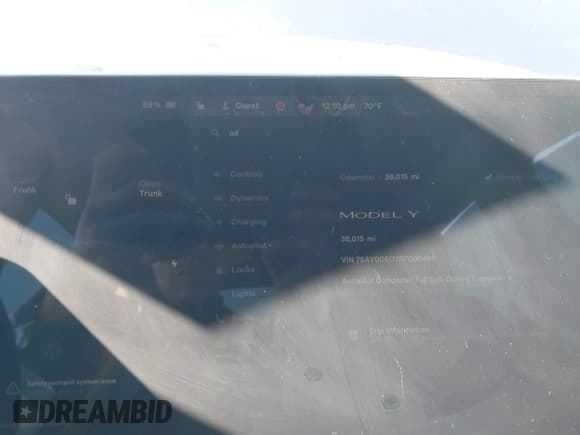 ✅ 2024 Tesla Model Y • VIN: 7SAYGDED7RF095496 • Lot: 43528096. Wystawiony na IAAI z przebiegiem 36 015 mil. Bezpłatny archiwum sprzedaży aukcyjnych z USA i szczegółowy raport historii pojazdu na DreamBid. Zdjęcie 7.