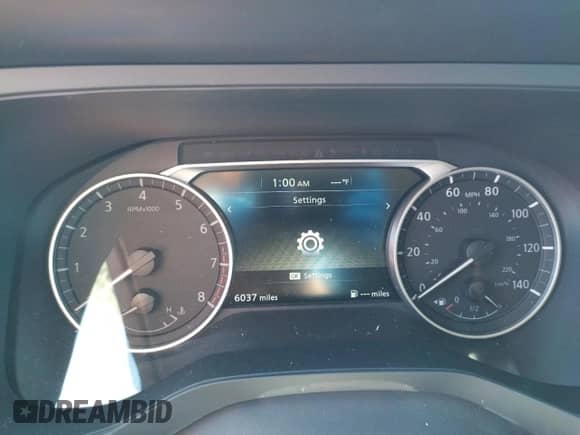 2024 Nissan Pathfinder S with VIN 5N1DR3AA2RC229397, listed as a Copart auction lot 70648084 with 6,037 mi miles and Salvage title. Bid and sale history available at DreamBid. Image 9.