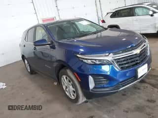2023 Chevrolet Equinox LT with VIN 3GNAXUEG6PS135054, listed as a IAAI auction lot 42419613 with 39,131 mi miles and . Bid and sale history available at DreamBid. Image 1.