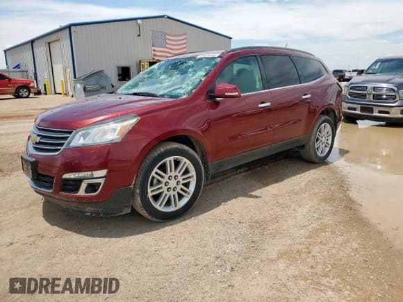 ✅ 2015 Chevrolet Traverse LT • VIN: 1GNKRGKD6FJ202052 • Lot: 60424455. Wystawiony na Copart z przebiegiem 84 293 mil. Bezpłatny archiwum sprzedaży aukcyjnych z USA i szczegółowy raport historii pojazdu na DreamBid. Zdjęcie 1.