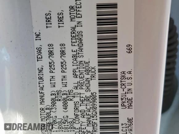 ✅ 2016 Toyota Tundra SR • VIN: 5TFRM5F15GX099005 • Лот: 85370405. Опубликован ранее на Copart с пробегом 129 076 миль. Бесплатный доступ к архиву аукционных продаж из США и подробный отчёт об истории автомобиля на DreamBid. Изображение 12.