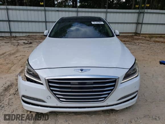 2016 Hyundai Genesis 3.8L z VIN KMHGN4JE0GU107517, wystawiony jako Copart lot #72142564 z przebiegiem 115 744 mil mil oraz Szkoda całkowita • Salvage title. Historia ofert i sprzedaży dostępna na DreamBid. Obrazek 5.