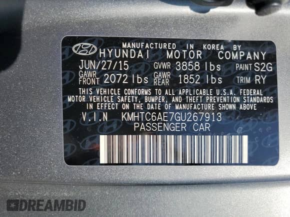 2016 Hyundai Veloster Turbo с VIN KMHTC6AE7GU267913, выставлен на аукционе Copart как лот 68070083 с пробегом 105 863 миль миль и . История ставок и продаж доступна на DreamBid. Изображение 13.