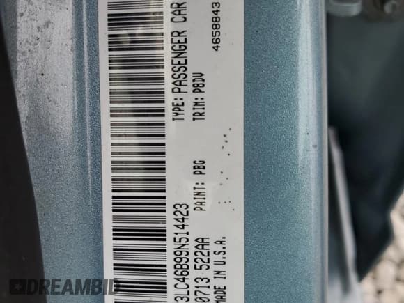 ✅ 2009 Chrysler Sebring LX • VIN: 1C3LC46B99N514423 • Лот: 58036645. Опубликован ранее на Copart с пробегом Не указан. Бесплатный доступ к архиву аукционных продаж из США и подробный отчёт об истории автомобиля на DreamBid. Изображение 12.