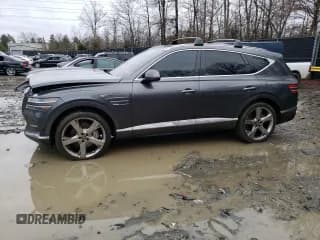 ✅ 2022 Genesis GV80 • VIN: KMUHBDSB6NU092408 • Лот: 40253144. Опубликован ранее на Copart с пробегом 53 387 миль. Бесплатный доступ к архиву аукционных продаж из США и подробный отчёт об истории автомобиля на DreamBid. Изображение 1.