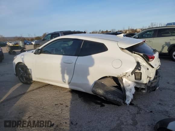 2019 Hyundai Veloster 2.0 z VIN KMHTG6AF6KU019982, wystawiony jako Copart lot #88219405 z przebiegiem 56 849 mil mil oraz Szkoda całkowita • Salvage title. Historia ofert i sprzedaży dostępna na DreamBid. Obrazek 2.