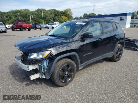 ✅ 2018 Jeep Compass Latitude • VIN: 3C4NJDBB1JT116952 • Lot: 71874795. Wystawiony na Copart z przebiegiem 160 759 mil. Bezpłatny archiwum sprzedaży aukcyjnych z USA i szczegółowy raport historii pojazdu na DreamBid. Zdjęcie 1.