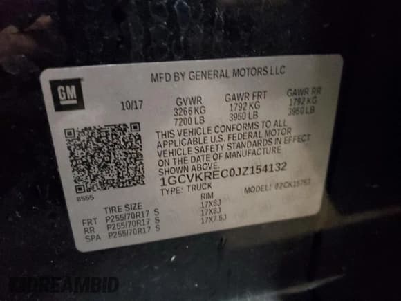 ✅ 2018 Chevrolet Silverado 1500 LT • VIN: 1GCVKREC0JZ154132 • Лот: 70342405. Опубликован ранее на Copart с пробегом 163 842 миль. Бесплатный доступ к архиву аукционных продаж из США и подробный отчёт об истории автомобиля на DreamBid. Изображение 13.