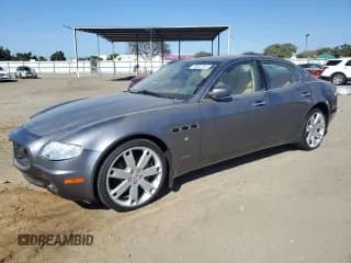 ✅ 2007 Maserati Quattroporte • VIN: ZAMFE39A670032644 • Lot: 78861164. Wystawiony na Copart z przebiegiem 27 780 mil. Bezpłatny archiwum sprzedaży aukcyjnych z USA i szczegółowy raport historii pojazdu na DreamBid. Zdjęcie 1.