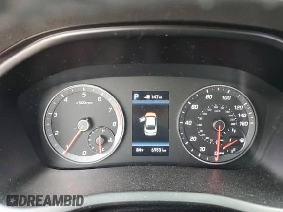 2018 Hyundai Sonata SEL with VIN 5NPE34AF9JH678080, listed as a Copart auction lot 89715465 with 69,531 mi miles and Clean title. Bid and sale history available at DreamBid. Image 9.