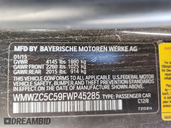 ✅ 2015 MINI Countryman S • VIN: WMWZC5C59FWP45285 • Lot: 87113735. Listed on Copart with 160,701 mi. Free auction sales archive from the USA and detailed vehicle history report at DreamBid. Image 12.