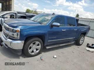2017 Chevrolet Silverado 1500 LTZ with VIN 3GCUKSEC6HG291993, listed as a Copart auction lot 68173575 with 195,833 mi miles and Salvage title. Bid and sale history available at DreamBid. Image 1.