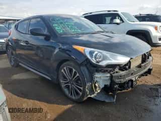 2016 Hyundai Veloster Turbo z VIN KMHTC6AE5GU256232, wystawiony jako Copart lot #70254494 z przebiegiem 84 305 mil mil oraz Szkoda całkowita • Salvage title. Historia ofert i sprzedaży dostępna na DreamBid. Obrazek 4.