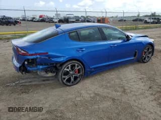 ✅ 2019 Kia Stinger GT1 • VIN: KNAE45LC7K6053028 • Lot: 59535094. Listed on Copart with 44,790 mi. Free auction sales archive from the USA and detailed vehicle history report at DreamBid. Image 3.