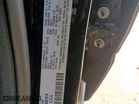 ✅ 2020 Ram 1500 Lone Star • VIN: 1C6RREFT0LN361674 • Lot: 68156935. Wystawiony na Copart z przebiegiem Nie podano. Bezpłatny archiwum sprzedaży aukcyjnych z USA i szczegółowy raport historii pojazdu na DreamBid. Zdjęcie 13.