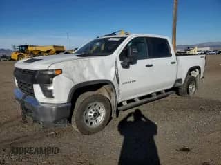 2020 Chevrolet Silverado 3500HD Work Truck z VIN 1GC4YSE75LF335378, wystawiony jako Copart lot #76941554 z przebiegiem 87 394 mil mil oraz Szkoda całkowita • Salvage title. Historia ofert i sprzedaży dostępna na DreamBid. Obrazek 1.