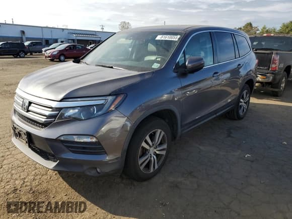 ✅ 2017 Honda Pilot EX-L • VIN: 5FNYF6H60HB103137 • Lot: 81610055. Listed on Copart with 116,919 mi. Free auction sales archive from the USA and detailed vehicle history report at DreamBid. Image 1.