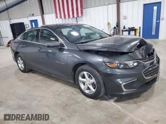 2017 Chevrolet Malibu LS with VIN 1G1ZB5ST2HF261217, listed as a Copart auction lot 84001445 with 51,369 mi miles and Salvage title. Bid and sale history available at DreamBid. Image 4.