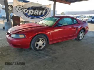 ✅ 2003 Ford Mustang Standard • VIN: 1FAFP40493F322742 • Lot: 96330455. Listed on Copart with 89,852 mi. Free auction sales archive from the USA and detailed vehicle history report at DreamBid. Image 1.