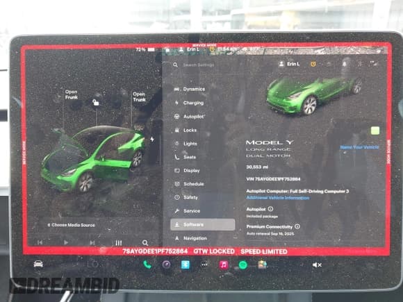 ✅ 2023 Tesla Model Y Long Range • VIN: 7SAYGDEE1PF752864 • Lot: 43156315. Wystawiony na IAAI z przebiegiem 30 553 mil. Bezpłatny archiwum sprzedaży aukcyjnych z USA i szczegółowy raport historii pojazdu na DreamBid. Zdjęcie 7.