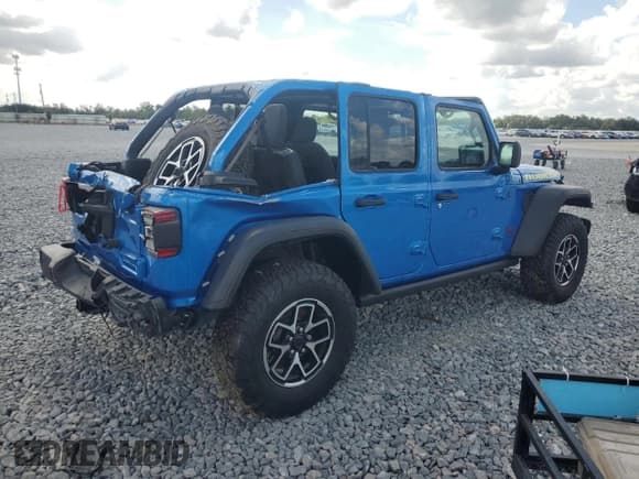 ✅ 2024 Jeep Wrangler Rubicon • VIN: 1C4PJXFG3RW261822 • Лот: 90542895. Опубликован ранее на Copart с пробегом Не указан. Бесплатный доступ к архиву аукционных продаж из США и подробный отчёт об истории автомобиля на DreamBid. Изображение 3.