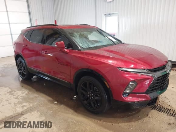 ✅ 2023 Chevrolet Blazer RS • VIN: 3GNKBKRS4PS219606 • Lot: 41643203. Listed on IAAI with 36,044 mi. Free auction sales archive from the USA and detailed vehicle history report at DreamBid. Image 1.