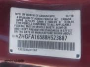 ✅ 2008 Honda Civic LX • VIN: 2HGFA16588H523887 • Lot: 43827465. Listed on IAAI with 181,952 mi. Free auction sales archive from the USA and detailed vehicle history report at DreamBid. Image 9.