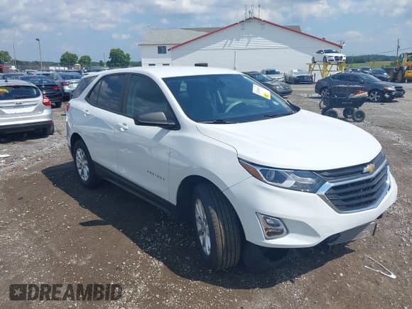 ✅ 2020 Chevrolet Equinox LS • VIN: 2GNAXSEV7L6150741 • Lot: 42769113. Listed on IAAI with 38,270 mi. Free auction sales archive from the USA and detailed vehicle history report at DreamBid. Image 1.
