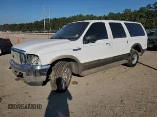 ✅ 2002 Ford Excursion Limited • VIN: 1FMNU42L92EB24746 • Lot: 91596515. Listed on Copart with 279,684 mi. Free auction sales archive from the USA and detailed vehicle history report at DreamBid. Image 1.