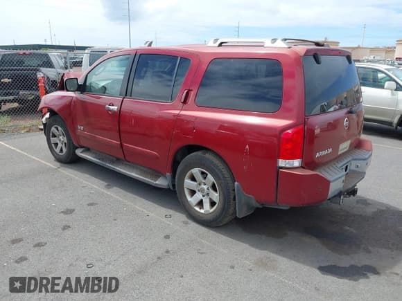 ✅ 2006 Nissan Armada LE • VIN: 5N1AA08B06N730120 • Lot: 42598183. Listed on IAAI with 159,260 mi. Free auction sales archive from the USA and detailed vehicle history report at DreamBid. Image 3.
