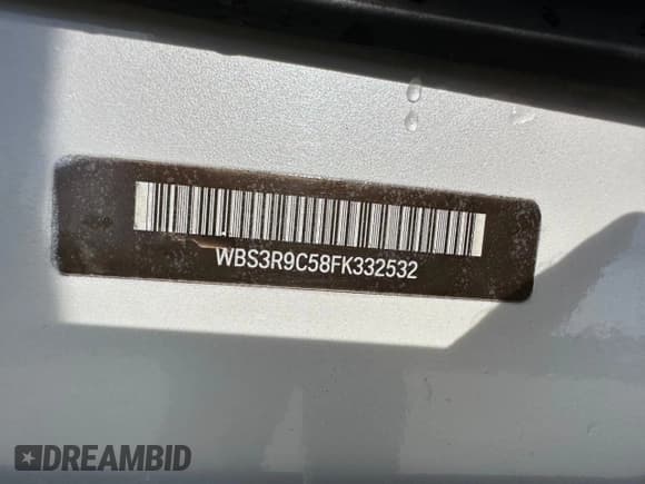 ✅ 2015 BMW M4 • VIN: WBS3R9C58FK332532 • Lot: 59045225. Listed on Copart with 127,199 mi. Free auction sales archive from the USA and detailed vehicle history report at DreamBid. Image 10.