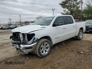 ✅ 2022 Ram 1500 Lone Star • VIN: 1C6SRFFT8NN361352 • Lot: 43051805. Listed on Copart with 46,734 mi. Free auction sales archive from the USA and detailed vehicle history report at DreamBid. Image 1.