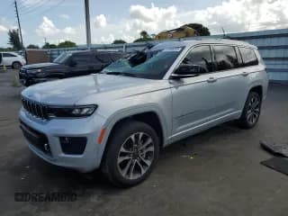 ✅ 2022 Jeep Grand Cherokee Overland • VIN: 1C4RJJDG1N8548129 • Lot: 61969055. Listed on Copart with 35,736 mi. Free auction sales archive from the USA and detailed vehicle history report at DreamBid. Image 1.