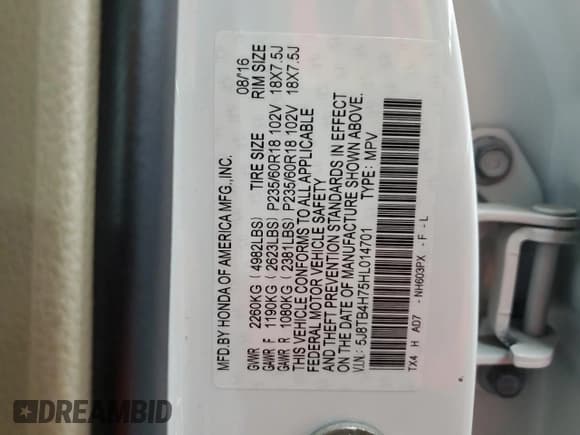 ✅ 2017 Acura RDX Advance • VIN: 5J8TB4H75HL014701 • Lot: 82659155. Wystawiony na Copart z przebiegiem 42 117 mil. Bezpłatny archiwum sprzedaży aukcyjnych z USA i szczegółowy raport historii pojazdu na DreamBid. Zdjęcie 14.