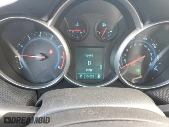 ✅ 2011 Chevrolet Cruze 1LT • VIN: 1G1PF5S93B7100635 • Lot: 86635895. Listed on Copart with 184,092 mi. Free auction sales archive from the USA and detailed vehicle history report at DreamBid. Image 9.