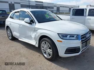 ✅ 2018 Audi Q5 Premium Plus • VIN: WA1BNAFY4J2244425 • Lot: 43671517. Listed on IAAI with 49,912 mi. Free auction sales archive from the USA and detailed vehicle history report at DreamBid. Image 1.
