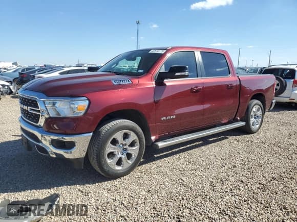 ✅ 2022 Ram 1500 Big Horn • VIN: 1C6SRFFTXNN130338 • Lot: 82518175. Wystawiony na Copart z przebiegiem 29 984 mil. Bezpłatny archiwum sprzedaży aukcyjnych z USA i szczegółowy raport historii pojazdu na DreamBid. Zdjęcie 1.