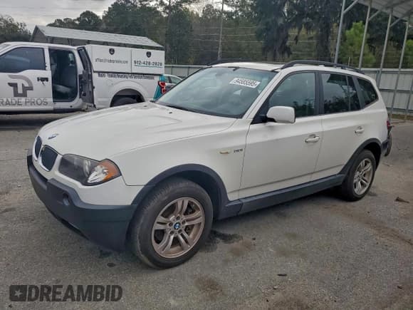 ✅ 2005 BMW X3 3.0i • VIN: WBXPA93495WD22340 • Lot: 94585595. Wystawiony na Copart z przebiegiem 129 323 mil. Bezpłatny archiwum sprzedaży aukcyjnych z USA i szczegółowy raport historii pojazdu na DreamBid. Zdjęcie 1.