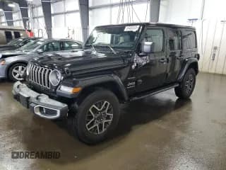 ✅ 2024 Jeep Wrangler Sahara • VIN: 1C4PJXEG8RW288936 • Lot: 69468325. Listed on Copart with 8,727 mi. Free auction sales archive from the USA and detailed vehicle history report at DreamBid. Image 1.