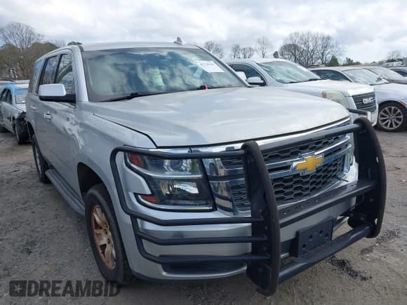 ✅ 2017 Chevrolet Tahoe Commercial • VIN: 1GNLCDECXHR238788 • Lot: 41718161. Listed on IAAI with 129,880 mi. Free auction sales archive from the USA and detailed vehicle history report at DreamBid. Image 1.